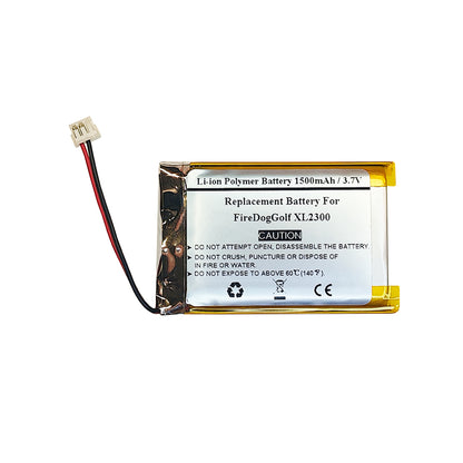 3.7V 1500mAH Replacement Battery For FireDogGolf XL2300, GP50301HG026