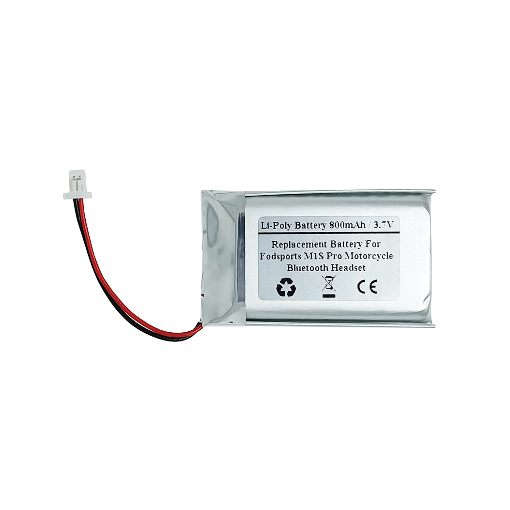 Battery For Fodsports M1S Pro Motorcycle Intercom Bluetooth Headset, Helmet Intercom