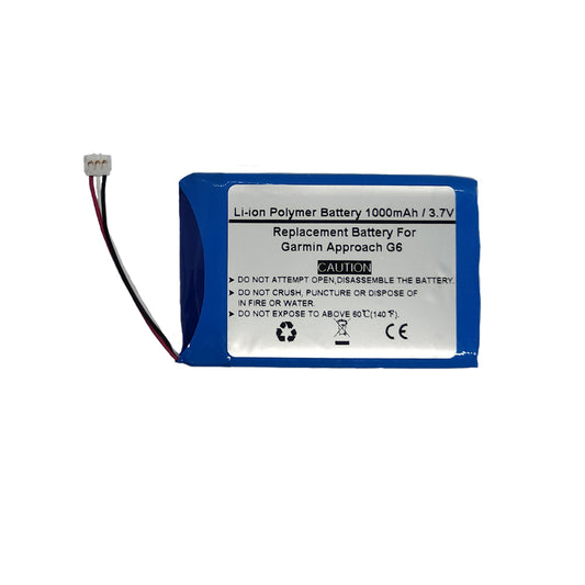 Replace GPS Navigator Battery for Garmin Approach G6,G7 KF40BF45D0D9X