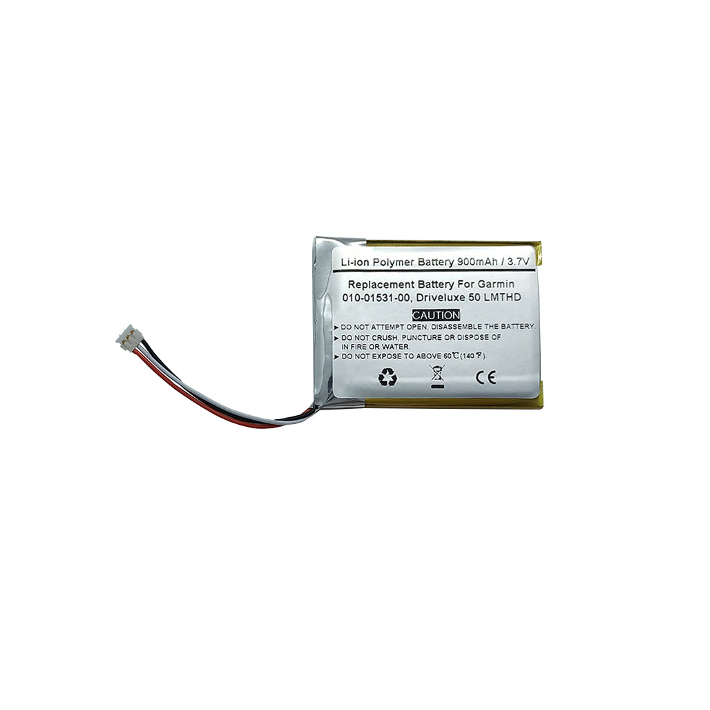 Replace GPS Navigator Battery for Garmin 010-01531-00, Driveluxe 50 LMTHD，361-00056-21