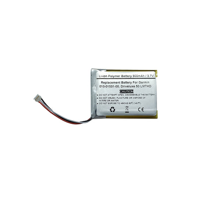 Replace GPS Navigator Battery for Garmin 010-01531-00, Driveluxe 50 LMTHD，361-00056-21