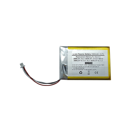 Replace GPS Navigator Battery for Garmin 2689LMT,Nuvi 2639LMT,010-01188-02,2689LMT 6-inch,Nuvi 2639LMT 6-inch,KI22BI31DI4G1
