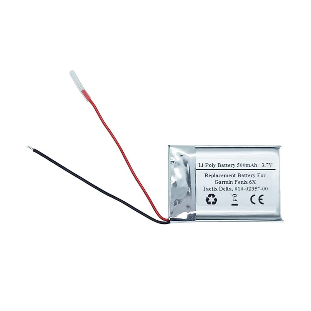 Replacement Battery For Garmin Fenix 6X, 010-02357-00, Tactix Delta, Part Number: 361-00126-00