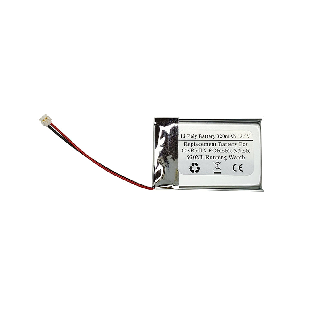 320mAh 3.7V Replacement Battery For GARMIN FORERUNNER 920XT Running Watch, 361-00078-00