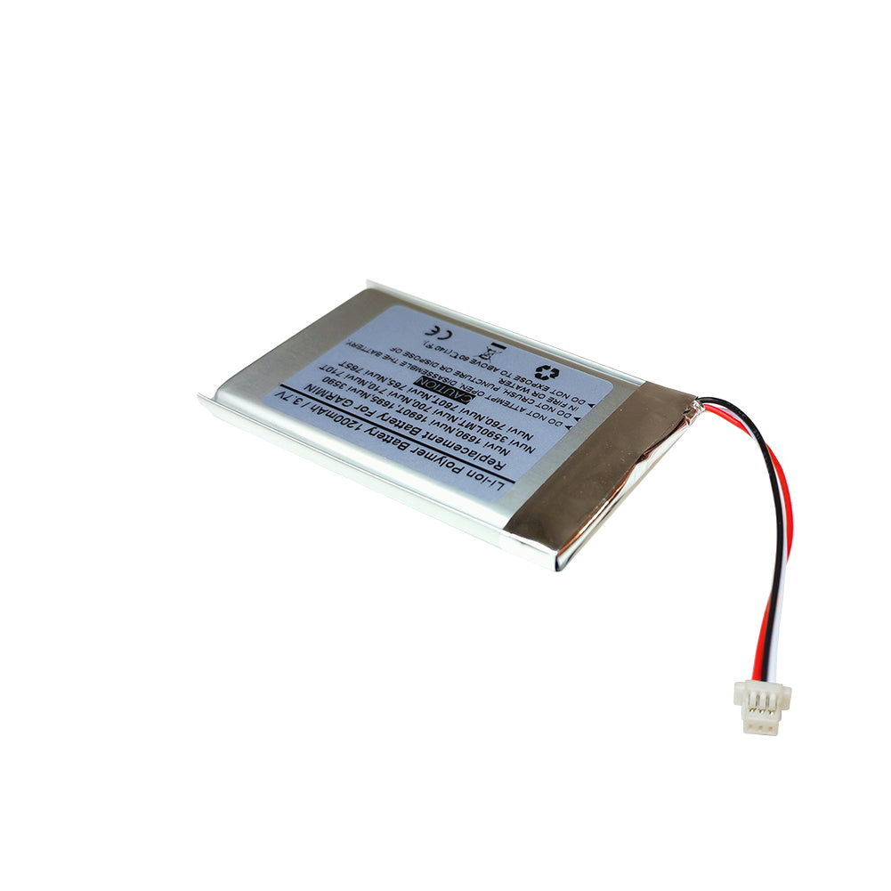 1200mAh 3.7V Replacement Battery For GARMIN Nuvi 1690, Nuvi 1690T, 1695, Nuvi 3590, Nuvi 3590LMT, Nuvi 700, Nuvi 710, Nuvi 710T, Nuvi 760, Nuvi 760T, Nuvi 765, Nuvi 765T, 361-00019-14, 361-00019-11, 361-00019-40