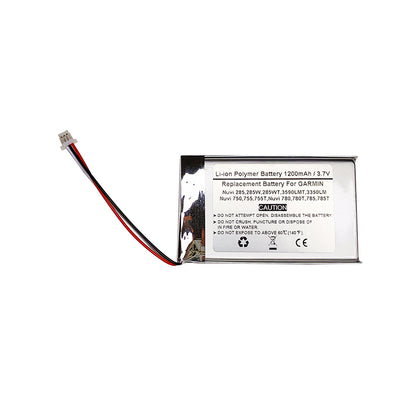 1200mAh 3.7V Replacement Battery For GARMIN Nuvi 285 285W 285WT, 3590LMT 3350LM, Nuvi 750 755 755T, Nuvi 780 780T 785 785T, ED26ED2985878, 361-00019-40, 010-00583-00, EC36EC4240878