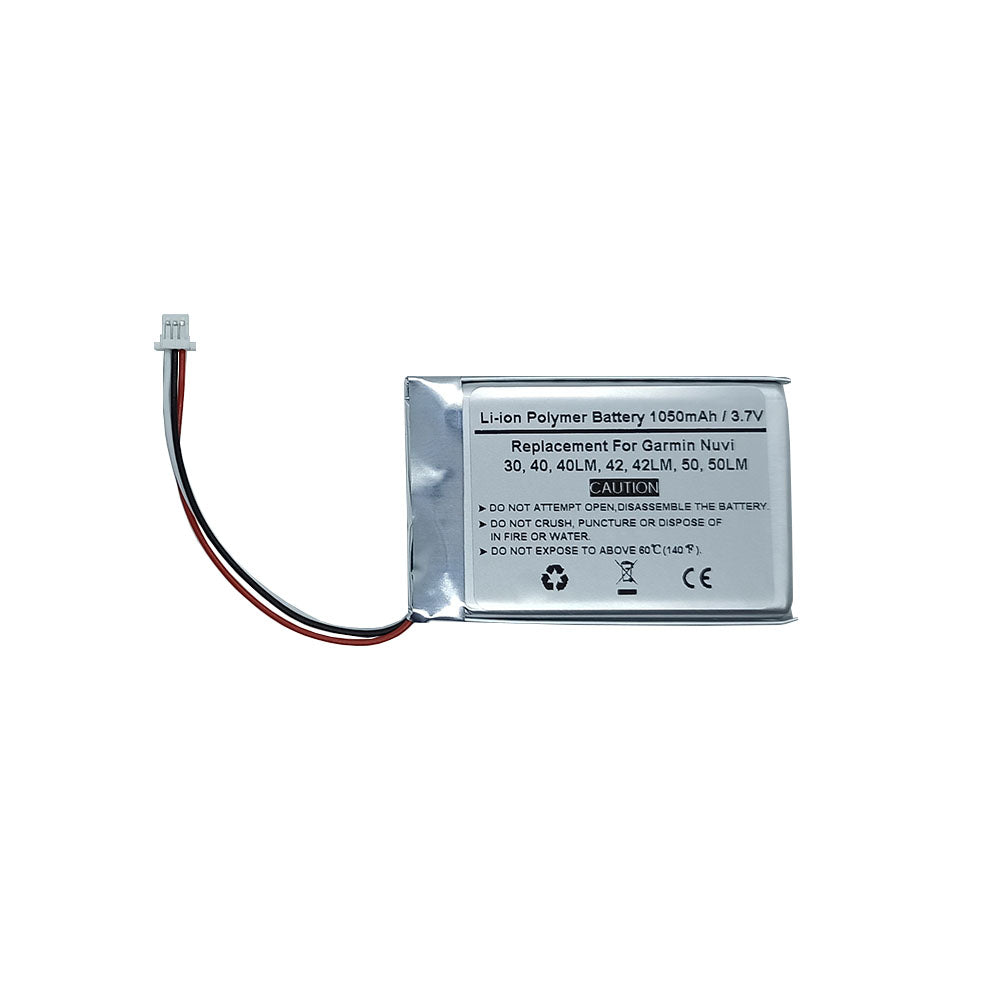 Replace GPS Navigator Battery for GARMIN Nuvi 30, Nuvi 40 40LM, Nuvi 42 42LM, Nuvi 44 44LM, Nuvi 50 50LM, Nuvi 52 52LM, Nuvi65 65LM Nuvi 1390 1390T 1390LMT