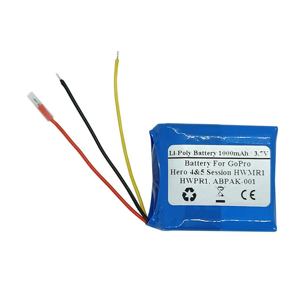 Replacement Battery For GoPro Hero 4 & 5 Session, CHDHS-101, CHDHS-501, HWMR1, HWPR1, ABPAK-001, AHDBT-001, AHDBT-002