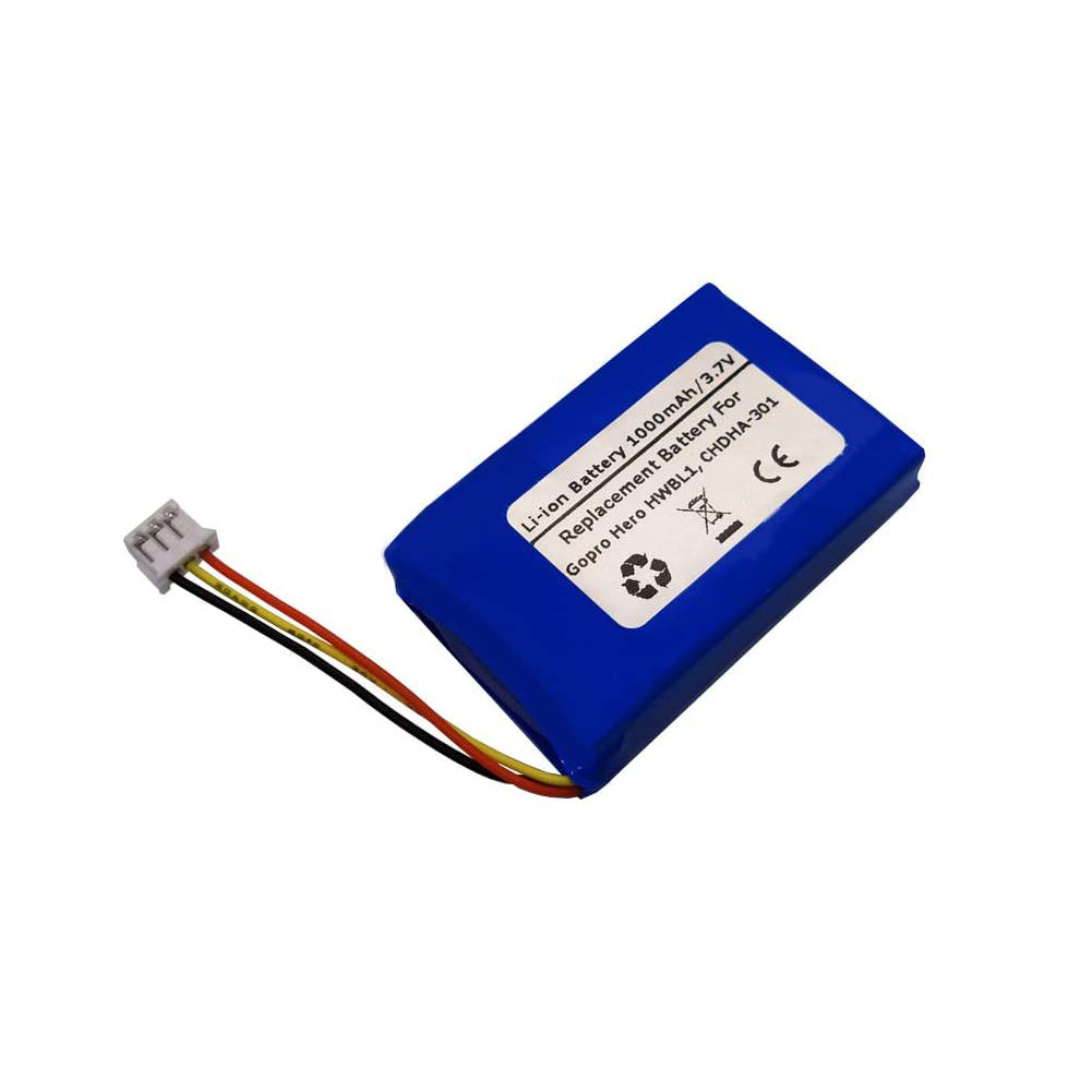 1000mAh 3.7V Replacement Battery For Gopro Hero HWBL1, CHDHA-301, PR-062334