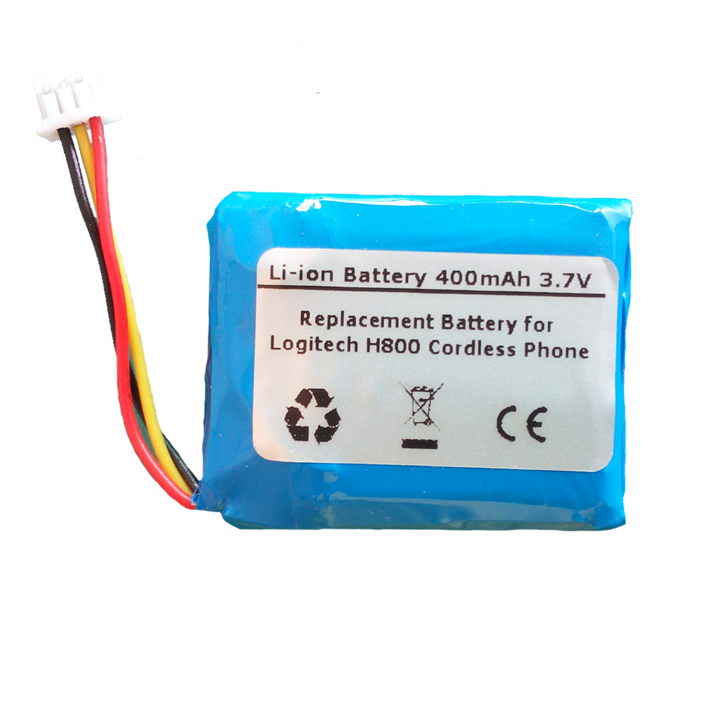 Li-Polymer Replacement Battery For Logitech H800 Cordless Phone