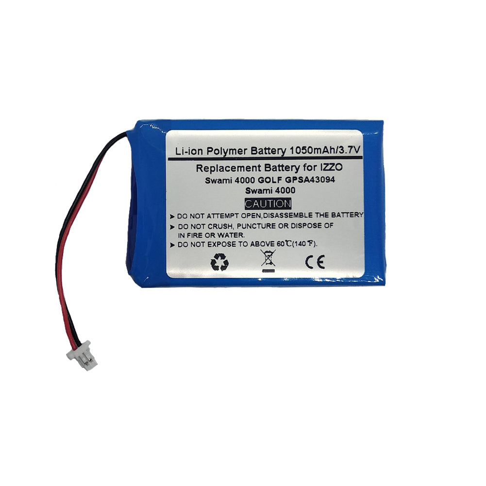 Replacement GPS Navigator Battery For IZZO Swami 4000, Swami 4000 GOLF GPSA43094,H603450H