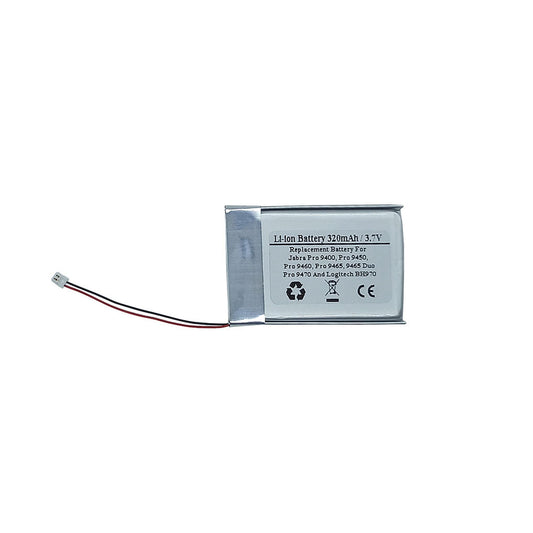 Replacement Battery for Jabra Pro 9400, Pro 9450, Pro 9460, Pro 9465, 9465 Duo, Pro 9470 And Logitech BH970 Wireless Headsets