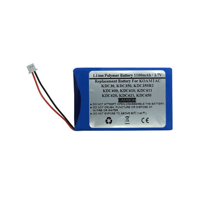 3.7V 1100mAh Replacement Battery For KOAMTAC Barcode Scanner KDC30, KDC350, KDC350R2, KDC400, KDC410, KDC411, KDC420, KDC421, KDC450，Part No.: 699800, KDC-BAT400, KDCSPB1200