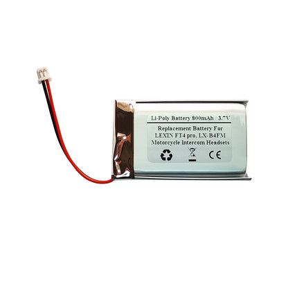 3.7V 800mAh Battery For LEXIN FT4 pro, LX-B4FM Motorcycle Intercom Bluetooth Headset, Helmet Intercom, AHB802540