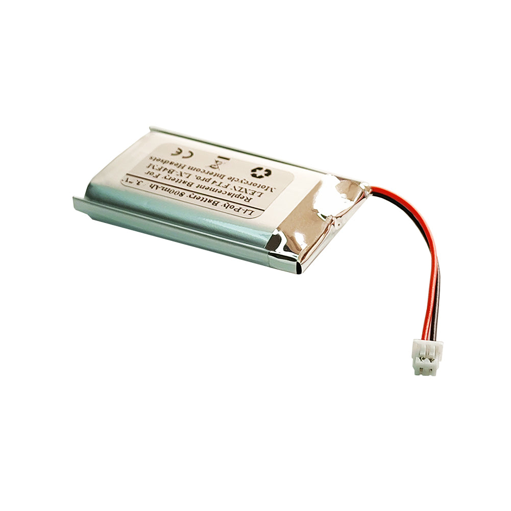 3.7V 800mAh Battery For LEXIN FT4 pro, LX-B4FM Motorcycle Intercom Bluetooth Headset, Helmet Intercom, AHB802540