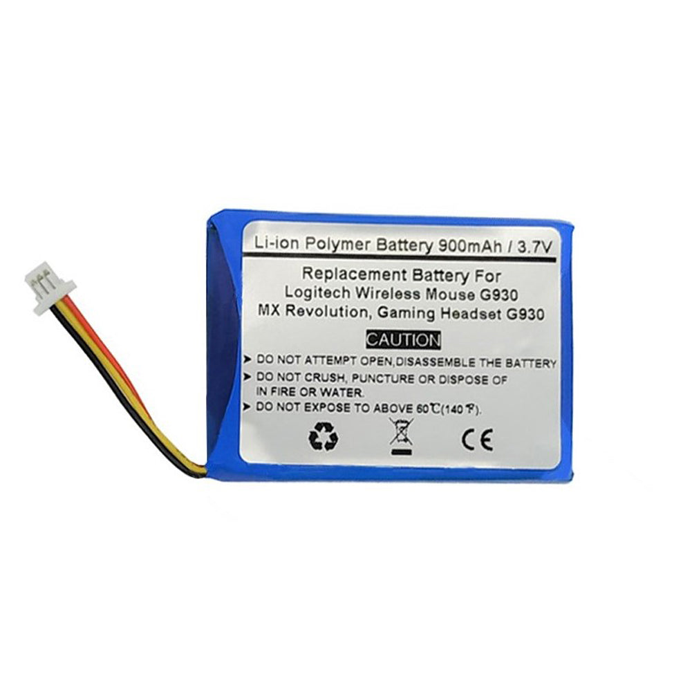 Replacement Battery For LOGITECH Wireless Mouse G930,MX Revolution，Headset G930，Gaming Headset G930, 533-000018, F12440097, L-LY11