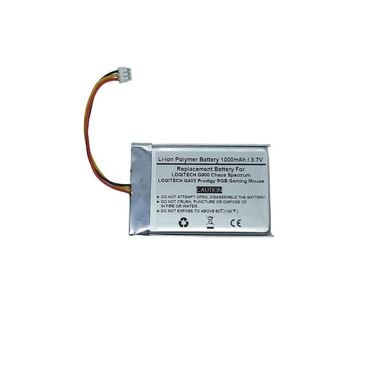 Replacement Battery For LOGITECH G900 Chaos Spectrum and G403 Prodigy RGB Gaming Mouse，533-000130
