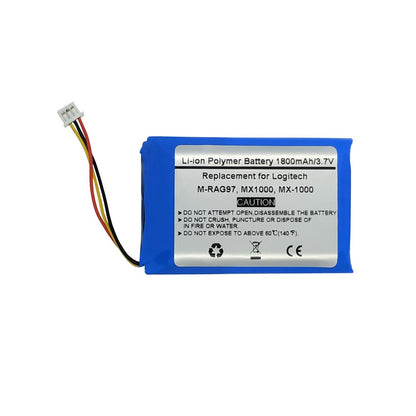 Battery for Logitech MX1000 MX-1000 M-RAG97 Cordless Mouse, LOGITECH 190247-1000, 190247-B000, L-LB2, NTA2253
