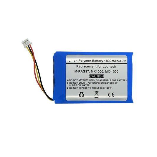 Battery for Logitech MX1000 MX-1000 M-RAG97 Cordless Mouse, LOGITECH 190247-1000, 190247-B000, L-LB2, NTA2253