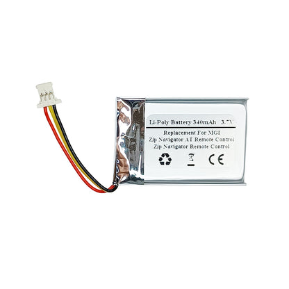3.7V 340mAh Replacement Battery For MGI Zip Navigator AT Remote Control, Zip Navigator Remote Control, PT403035