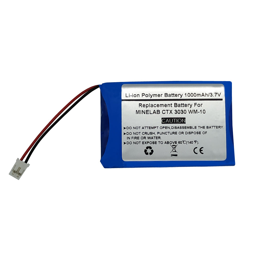 Replacement Battery for MINELAB CTX 3030 WM-10,0303-0036