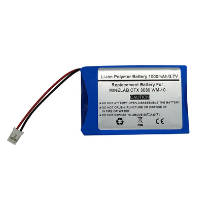 Replacement Battery for MINELAB CTX 3030 WM-10,0303-0036