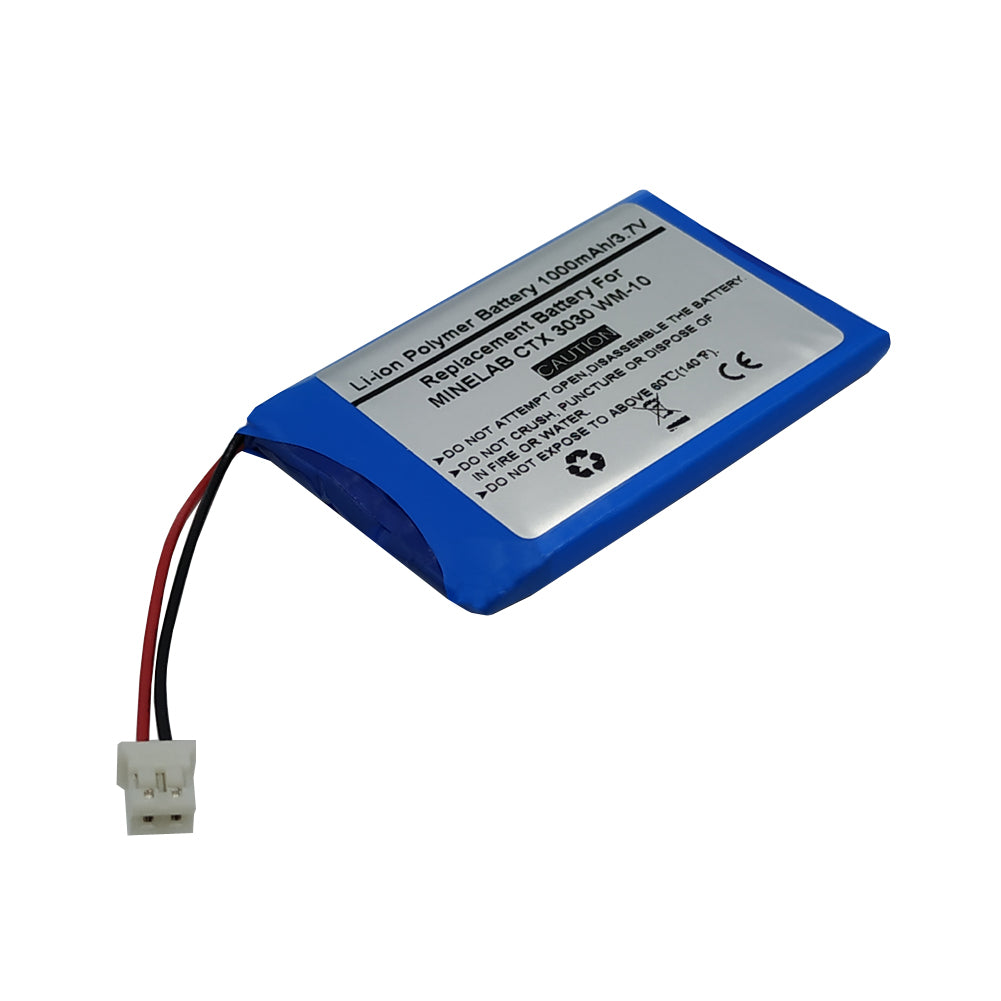 Replacement Battery for MINELAB CTX 3030 WM-10,0303-0036