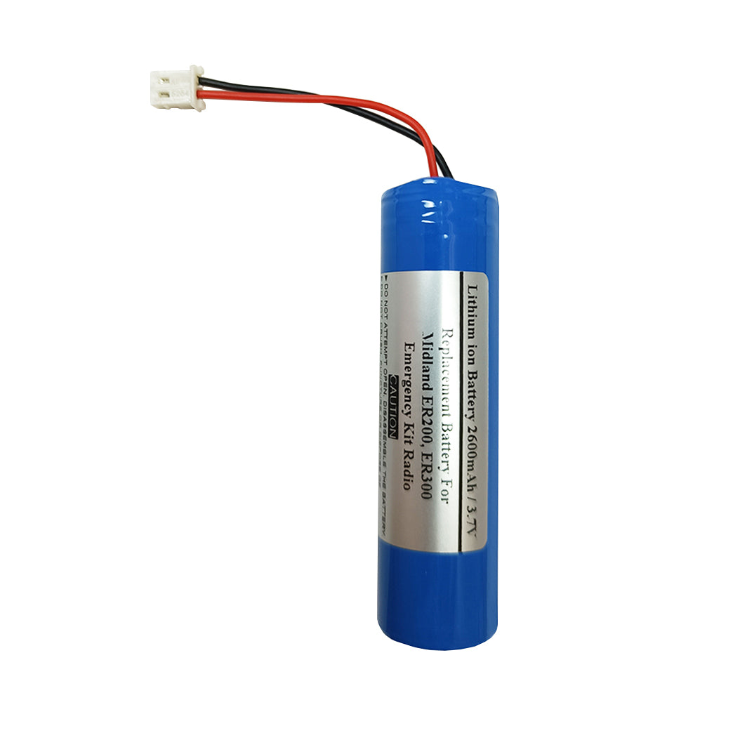 Replacement Battery For Midland ER200, ER300 Emergency Kit Radio, BATT20L