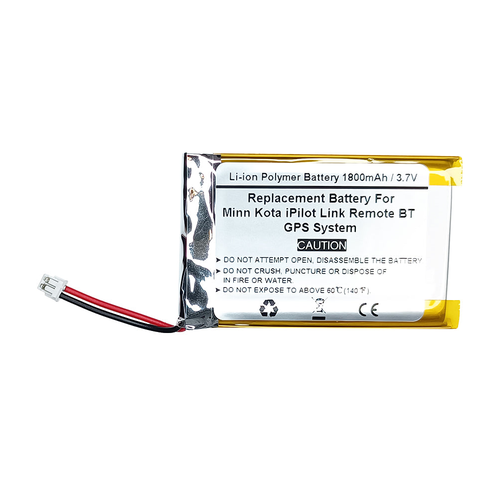 3.7V 1800mAh Replacement Battery For Minn Kota iPilot Link Remote BT GPS System, APP00176