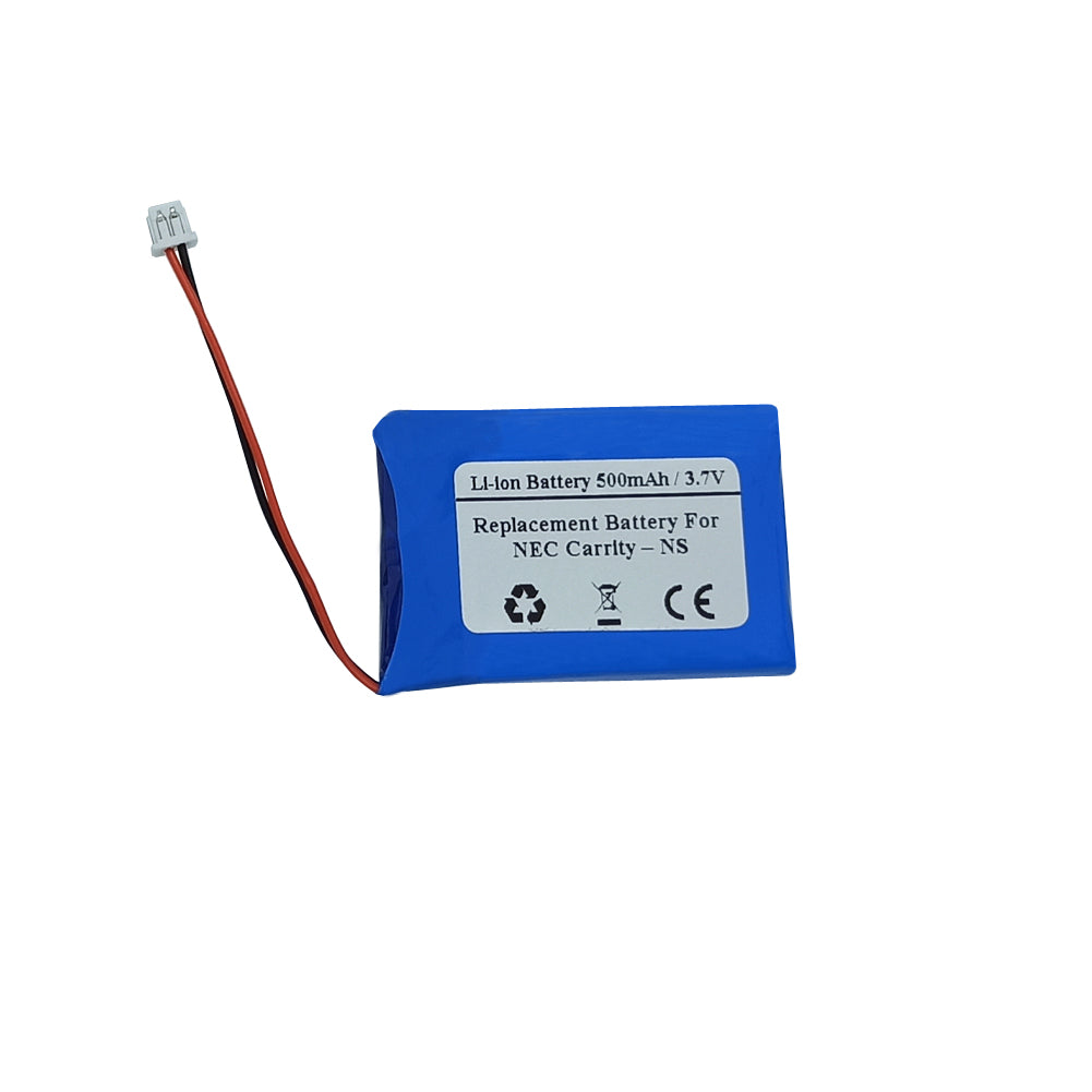 NEC Carrity-NS、PS5C-01 コードレスハンドセットチャイルドマシンフォン用3.7V500mAh交換用バッテリー