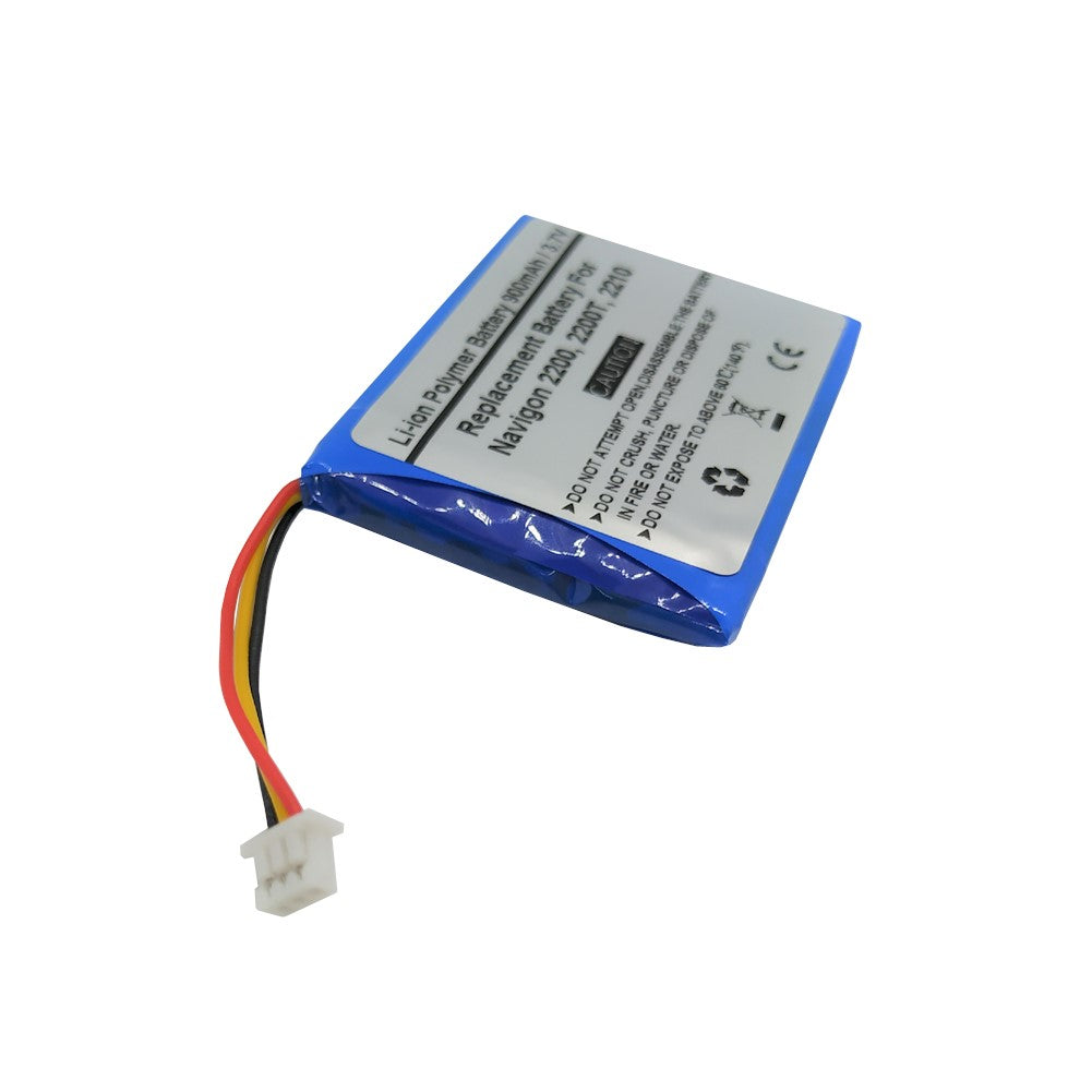 Replacement Battery for NAVIGON 2200, 2200T, 2210, 384.00021.005