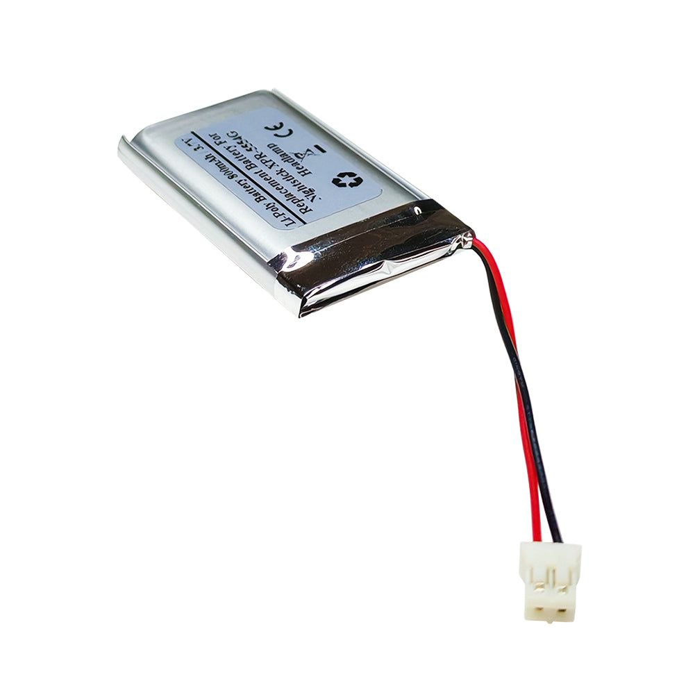 800mAh 3.7V Replacement Battery For Nightstick XPR-5554G Headlamp, 5554-BATT