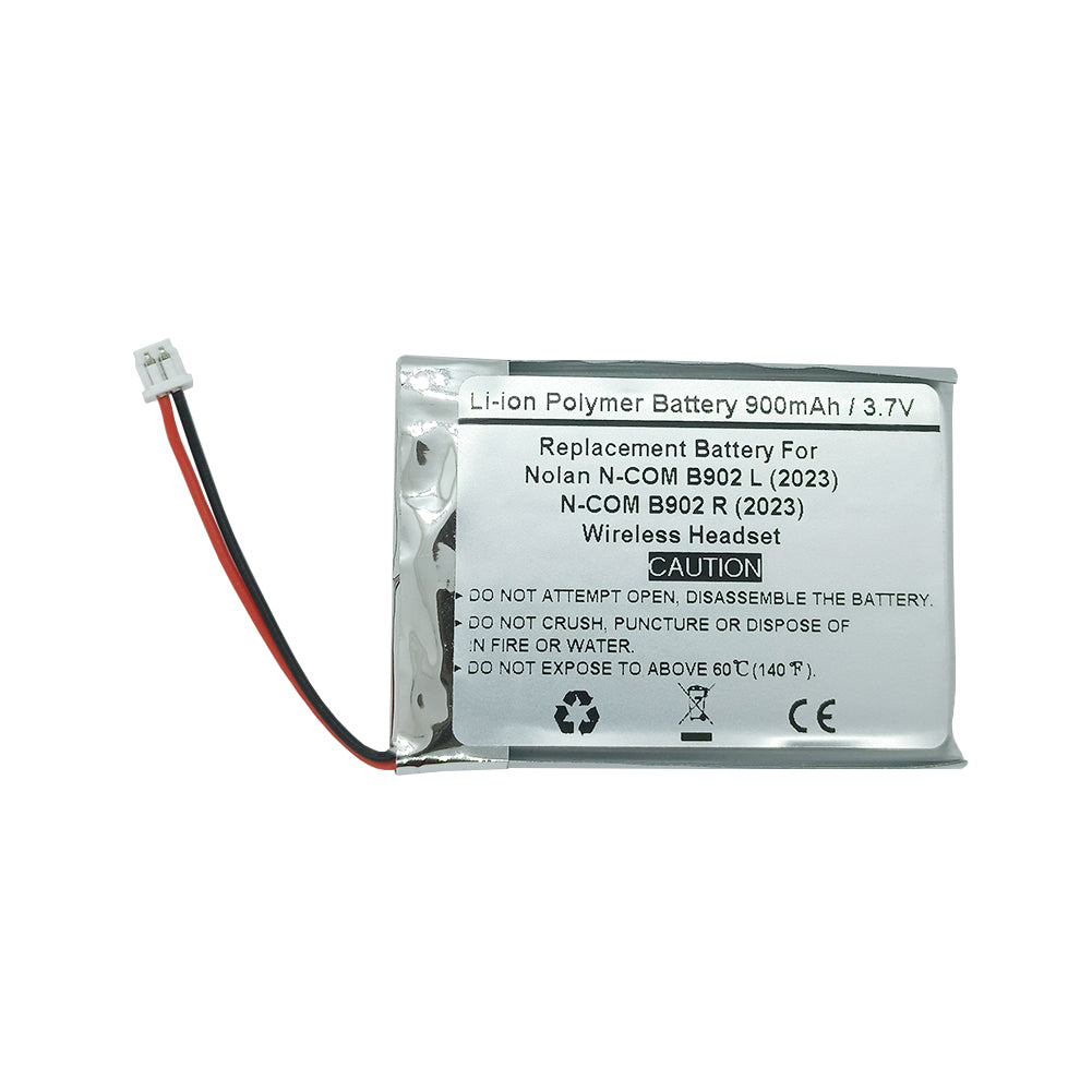 Replacement Battery For Nolan N-COM B902 L (2023), N-COM B902 R (2023) Headset, BATTERIA 07, SPCOM00000109