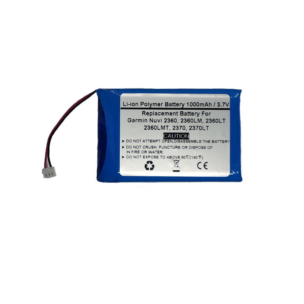 Replace GPS Navigator Battery for Garmin Nuvi 2360, 2360LM, 2360LT, 2360LMT, 2370, 2370LT, 361-00035-02
