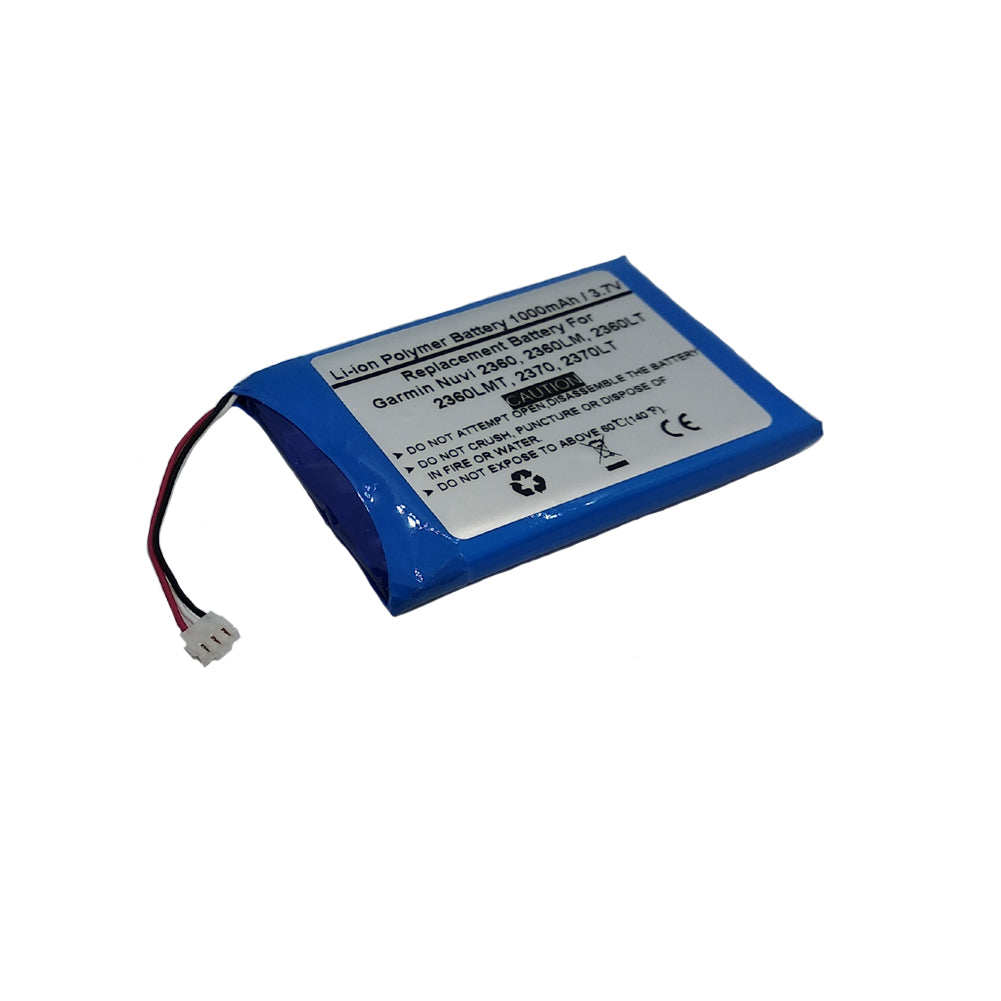 Replace GPS Navigator Battery for Garmin Nuvi 2360, 2360LM, 2360LT, 2360LMT, 2370, 2370LT, 361-00035-02
