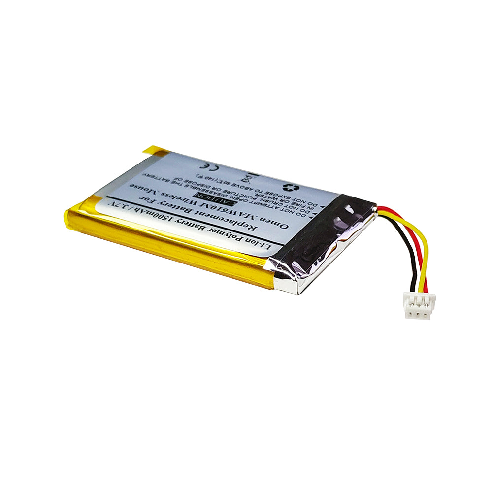 3.7V 1500mAh Replacement Battery Compatible With Omen MAW610M Wireless Mouse, AHB603450