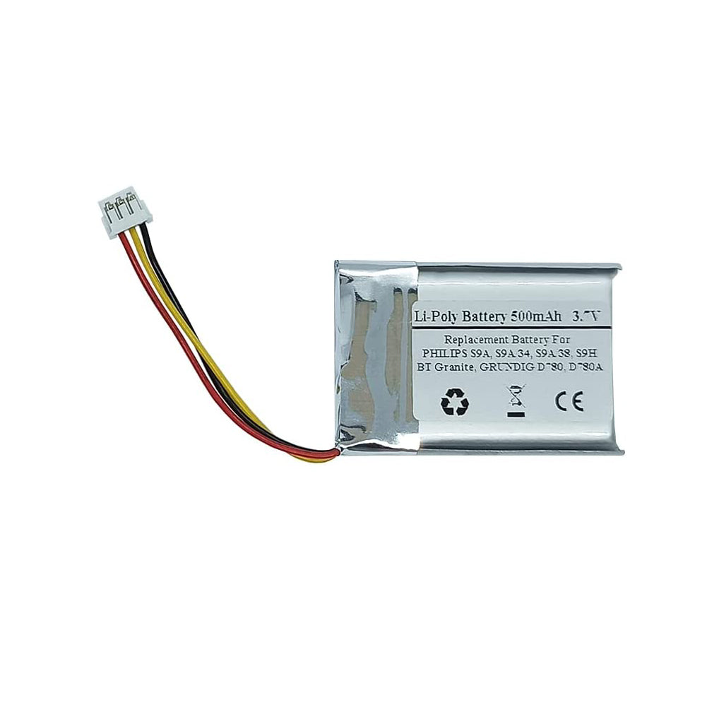 Replacement Battery For PHILIPS S9A, S9A/34, S9A/38, S9H, BT Granite, GRUNDIG D780, D780A