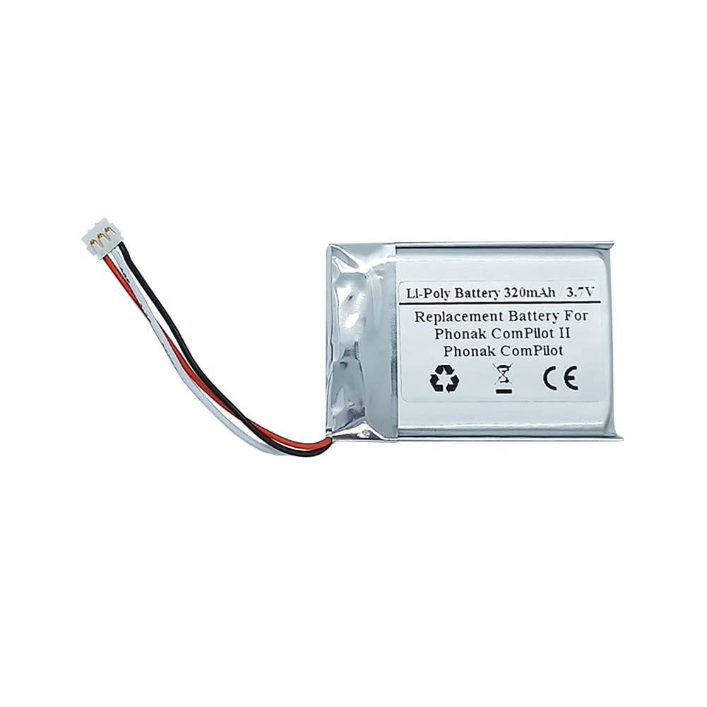 Replacement Battery For Phonak ComPilot II, ComPilot hearing aids, IP462539