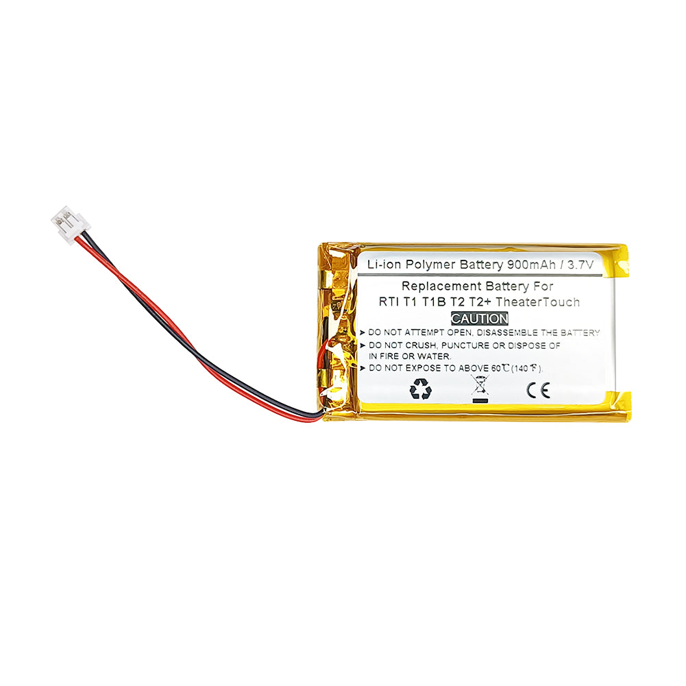 STARNOVO 900mAh 3.7V Replacement Battery for RTI T1 T1B T2 T2+, RTI TheaterTouch, 40-210154-17, ATB-950, ATB-950-SANUF, RTI T1 T1B T2 T2+ TheaterTouch