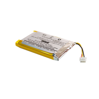 1500mAH 3.7V Replacement Battery For Range Rover AH42-19G291-AA, LR 02 31 91, LR 03 22 94, LR 04 31 41, LR 04 51 02, Touchscreen Rear Entertainment Remote, TSRC, 1/LIP653450