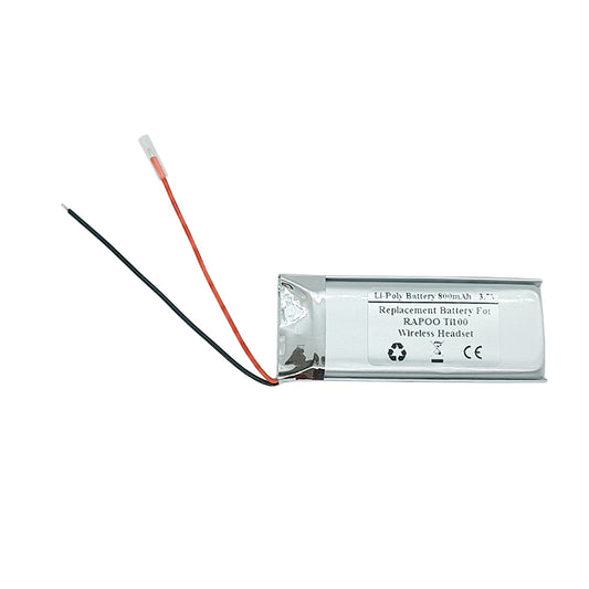 Replacement Battery For RAPOO Ti100 Wireless Headset, AHB102050PJT