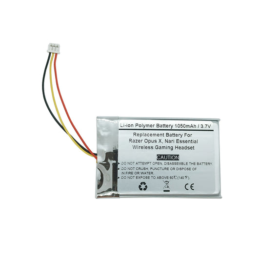 Replacement Battery For Razer Opus X, Nari Essential Wireless Gaming Headset, 1ICP5/34/50 1S1P