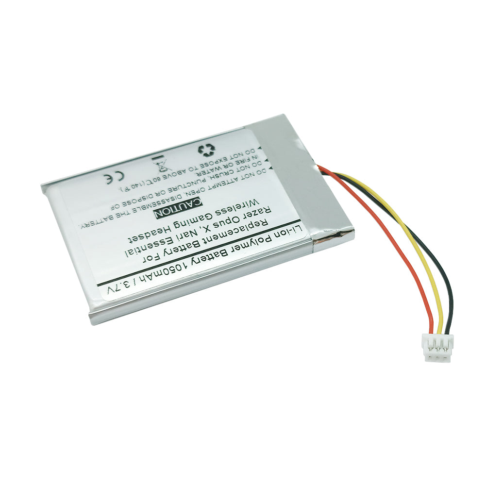 Replacement Battery For Razer Opus X, Nari Essential Wireless Gaming Headset, 1ICP5/34/50 1S1P