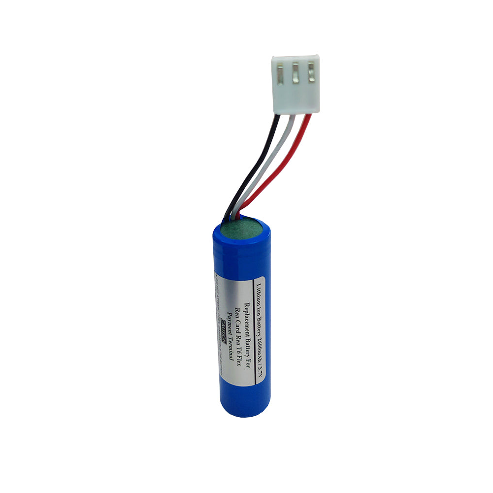 2600mAh 3.7V Replacement Battery For Rea Card Rea T6 Flex Payment Terminal