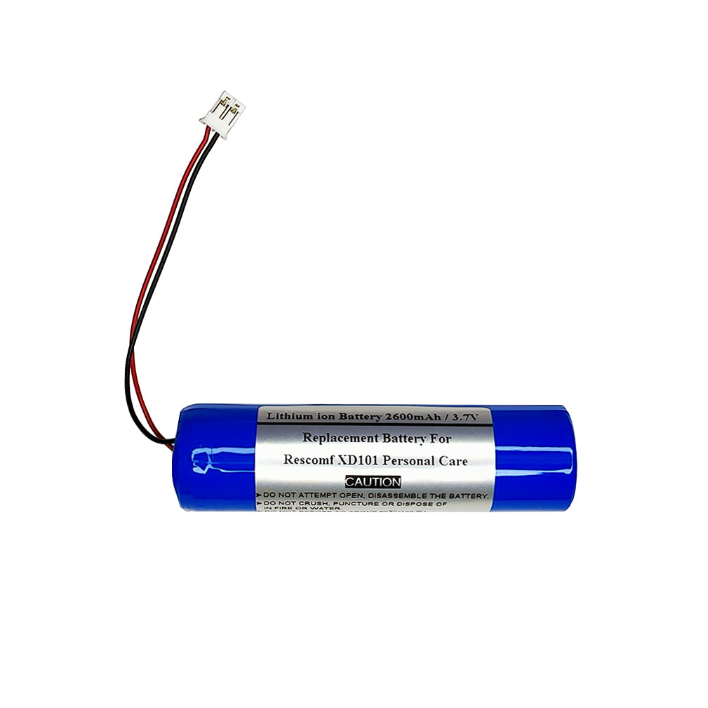 2600mAh 3.7V Replacement Battery For Rescomf XD101 Personal Care, ICR18650