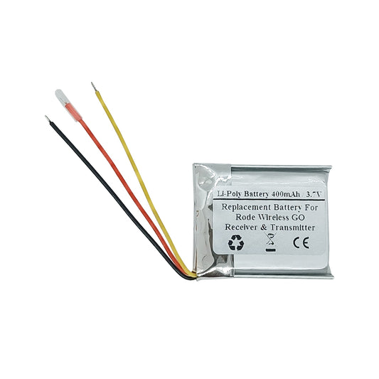 Replacement Battery For Rode Wireless GO Receiver & Transmitter
