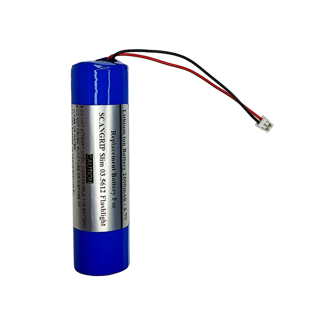 2600mAh 3.7V Replacement Battery For SCANGRIP Slim 03.5612 Flashlight, 03.5388
