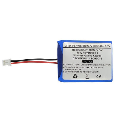 Replacement Battery for Sony PS3 Wireless QWERTY Keypad, Playstation 3 Wireless QWERTY Keypad, CECHZK1UC, CECHZC1E, MK11-2903, MK11-3023