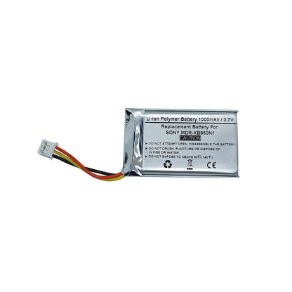 1000mAh 3.7V Replacement Battery For SONY MDR-XB950N1, LIS1553, LIS1553 SY6