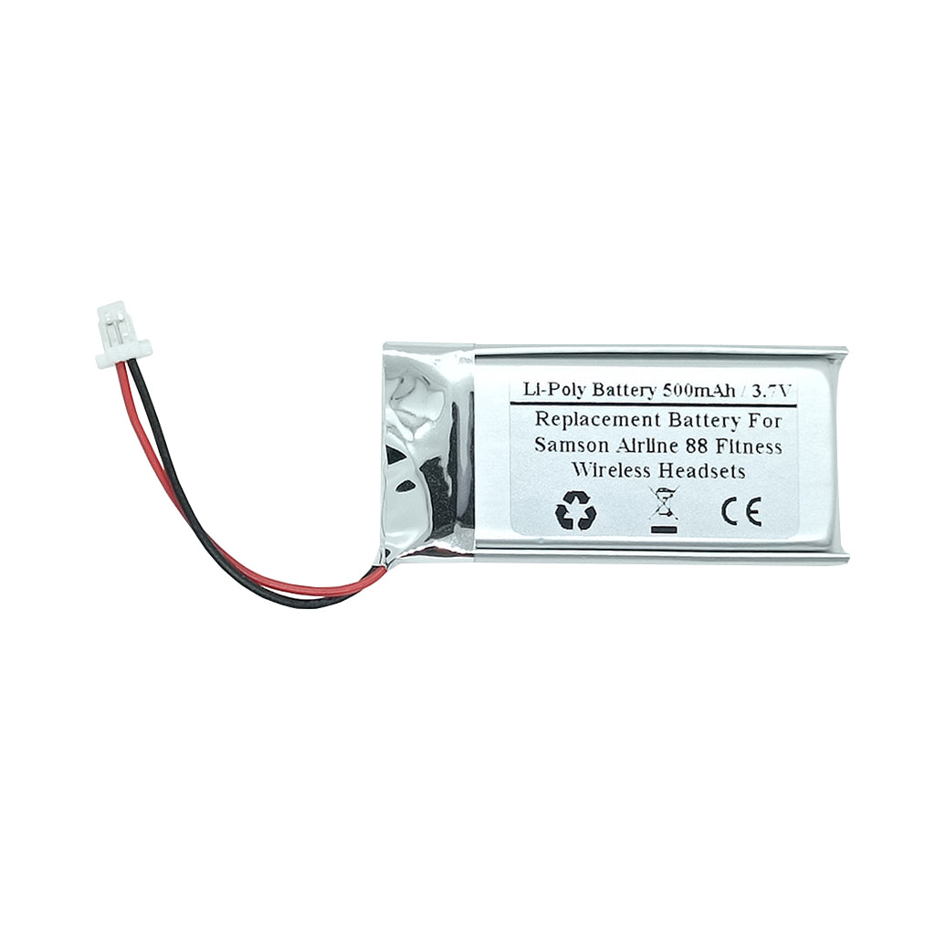 Replacement Battery For Samson Airline 88 Fitness Wireless Headsets, 1icp7/21/41, 602040